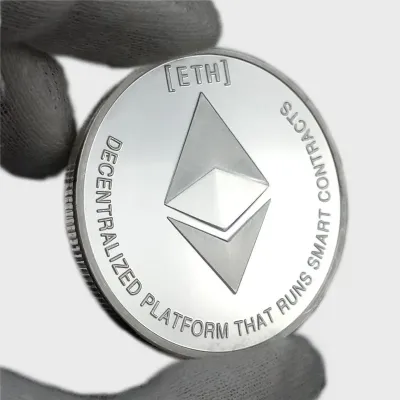 Сувенірна монета Eurs Ethereum Сріблястий колір (ETH-S)