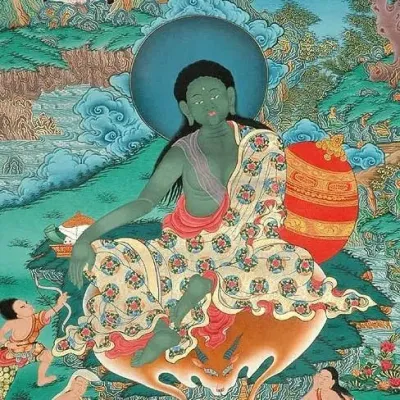 Благовония Тибетские Gangchen Миларепа Milarepa 20 шт 16х4,4х1,8 см Зелёный (25973)