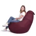 Крісло Мішок Груша Оксфорд 150х100 Студія Комфорту Великий бордовий
