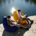 Кресло Мешок Груша Оксфорд 120х85 Студия Комфорта размер Стандарт синий