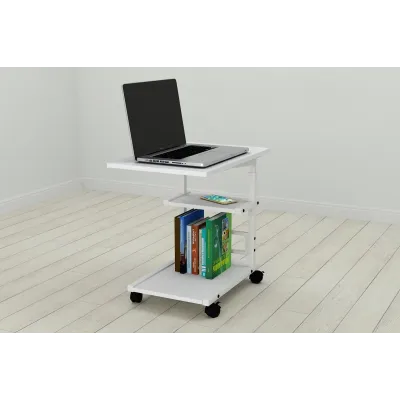Стол приставной Ferrum-decor Адан 62x40x60 металл Белый ДСП Белое 16мм (ADA0008) Стол приставной Ferrum-decor Адан 62x40x60 металл Белый ДСП Белое 16мм (ADA0008)