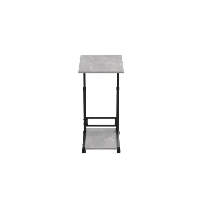 Стол приставной Ferrum-decor Френу 62x40x60 металл Черный ДСП Бетон 16мм (FRE0007) Стол приставной Ferrum-decor Френу 62x40x60 металл Черный ДСП Бетон 16мм (FRE0007)