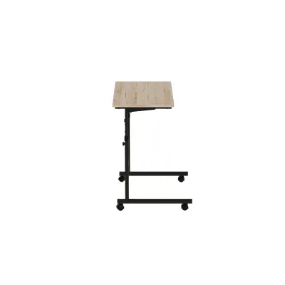 Стол приставной Ferrum-decor Амиго 62x60x40 металл Черный ДСП Дуб Сан-Марино 16мм (AMI0002)