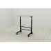 Стол приставной Ferrum-decor Амиго 62x60x40 металл Черный ДСП Дуб Сонома 16мм (AMI0004)