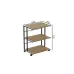 Етажерка на коліщатках Ferrum-decor Каміло 75x40x60 метал Чорний ДСП Дуб Артізан 16мм (KAM0006) Етажерка на коліщатках Ferrum-decor Каміло 75x40x60 метал Чорний ДСП Дуб Артізан 16мм (KAM0006)