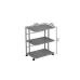 Этажерка на колесиках Ferrum-decor Камило 75x40x60 металл Серый ДСП Бетон 16мм (KAM0021) Этажерка на колесиках Ferrum-decor Камило 75x40x60 металл Серый ДСП Бетон 16мм (KAM0021)