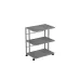 Этажерка на колесиках Ferrum-decor Камило 75x40x60 металл Серый ДСП Бетон 16мм (KAM0021)