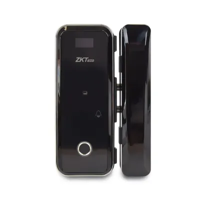 Smart замок ZKTeco GL300 left для стеклянных дверей со сканером отпечатка пальца и считывателем Mifare