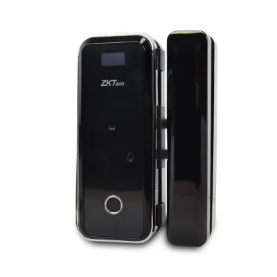 Smart замок ZKTeco GL300 left для стеклянных дверей со сканером отпечатка пальца и считывателем Mifare