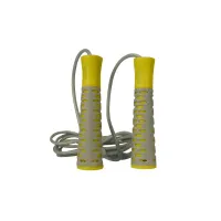 Скакалка PowerPlay 4206 Cіро-жовта Скакалка PowerPlay 4206 Cіро-жовта
