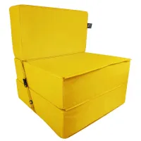 Бескаркасное кресло раскладушка Tia-Sport Поролон 210х80 см (sm-0920-18) желтый Бескаркасное кресло раскладушка Tia-Sport Поролон 210х80 см (sm-0920-18) желтый