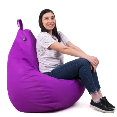 Кресло груша Tia-Sport Оксфорд 120х90 см фиолетовый (sm-0809-16)