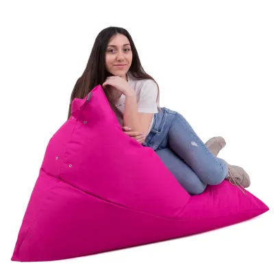 Кресло мешок Tia-Sport Пирамида 150х100х100 см розовый (sm-0683)