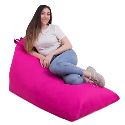 Кресло мешок Tia-Sport Пирамида 150х100х100 см розовый (sm-0683)