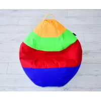 Крісло мішок Tia-Sport Полосатик 140x100 см жовто-салатово-червоно-синій (sm-0092) Крісло мішок Tia-Sport Полосатик 140x100 см жовто-салатово-червоно-синій (sm-0092)