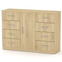 Комод Компаніт 8+1 Дуб сонома (120х39х85 см)