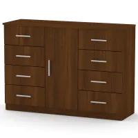 Комод Компанит 8+1 Орех экко (120х39х85 см) Комод Компанит 8+1 Орех экко (120х39х85 см)