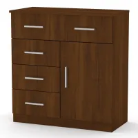 Комод Компаніт 1-3-1 Горіх екко (80х39х85 см) Комод Компаніт 1-3-1 Горіх екко (80х39х85 см)