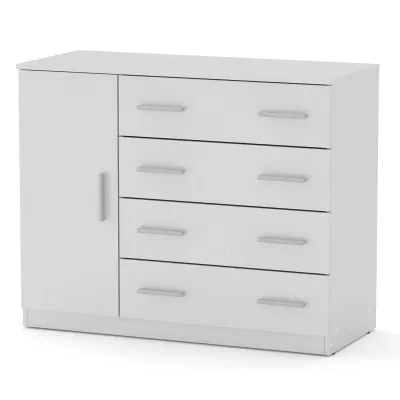Комод Компанит 4+1Б Нимфея альба (105х45х85 см)