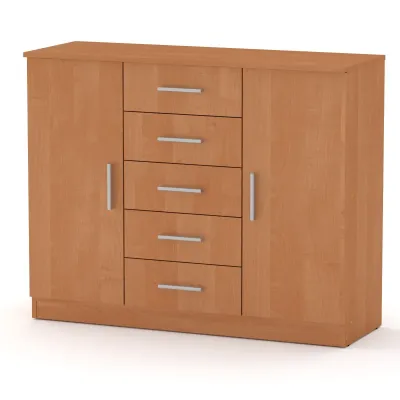 Комод для вещей Компанит 5+2 ольха