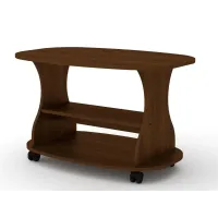 Стіл журнальний Компаніт Каприз-L Горіх екко (11936)