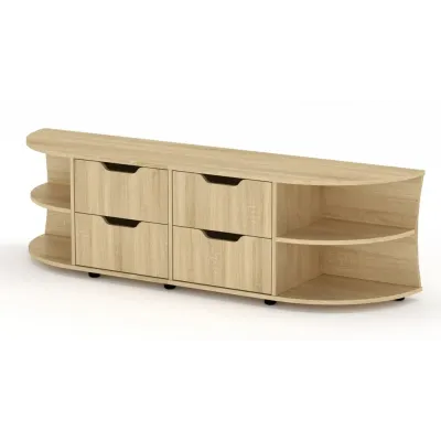 Тумба под телевизор Компанит Одесса дуб сонома