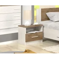 Тумба ліжка Меблі Сервіс Маркос (2 шт) андерсен/дуб април