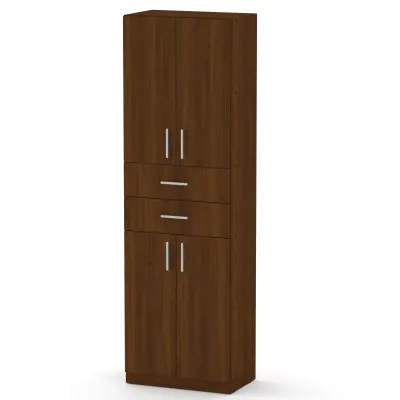 Шкаф книжный Компанит КШ-11 60х37х195 см Орех экко