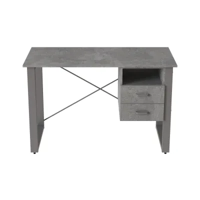 Письменный стол с ящиками Ferrum-decor Оскар 750x1200x700 металл Серый ДСП Бетон 16 мм (OSK0063) Письменный стол с ящиками Ferrum-decor Оскар 750x1200x700 металл Серый ДСП Бетон 16 мм (OSK0063)