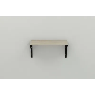 Полка настенная Ferrum-decor Ханди 2 240x500x240 металл Черный ДСП Сонома 16 мм (XND0004) Полка настенная Ferrum-decor Ханди 2 240x500x240 металл Черный ДСП Сонома 16 мм (XND0004)