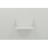 Полиця настінна Ferrum-decor Ханді 2 240x500x240 метал Білий ДСП Біле 16 мм (XND0008)