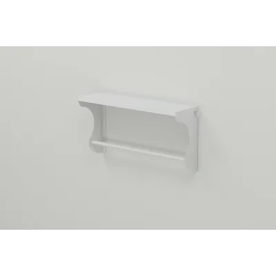 Полка настенная Ferrum-decor Юзиби 270x700x150 металл Белый ДСП Белое 16 мм (UZI0050)