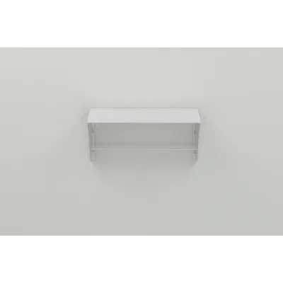 Полиця настінна Ferrum-decor Комфі 260x600x240 метал Білий ДСП Біле 16 мм (KOM0029)