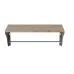 Полиця настінна Ferrum-decor Комфі 260x600x240 метал Сірий ДСП Дуб Сан-Маріно 16 мм (KOM0037)
