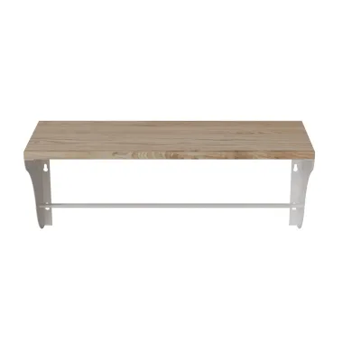 Полиця настінна Ferrum-decor Комфі 260x700x240 метал Білий ДСП Дуб Сан-Маріно 16 мм (KOM0051) Полиця настінна Ferrum-decor Комфі 260x700x240 метал Білий ДСП Дуб Сан-Маріно 16 мм (KOM0051)
