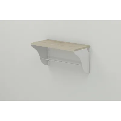 Полиця настінна Ferrum-decor Комфі 260x700x240 метал Білий ДСП Сонома 16 мм (KOM0053) Полиця настінна Ferrum-decor Комфі 260x700x240 метал Білий ДСП Сонома 16 мм (KOM0053)