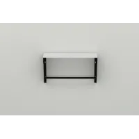 Полка настенная Ferrum-decor Свит 300x700x150 металл Черный ДСП Белое 16 мм (SVI0043) Полка настенная Ferrum-decor Свит 300x700x150 металл Черный ДСП Белое 16 мм (SVI0043)