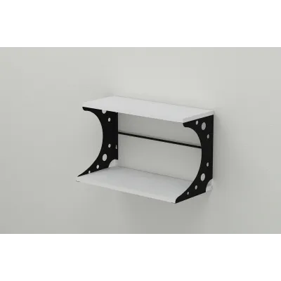 Полиця настінна Ferrum-decor Букін 330x500x240 метал Чорний ДСП Біле 16 мм (BUK0001) Полиця настінна Ferrum-decor Букін 330x500x240 метал Чорний ДСП Біле 16 мм (BUK0001)