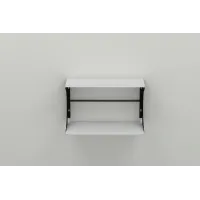 Полиця настінна Ferrum-decor Букін 330x500x240 метал Чорний ДСП Біле 16 мм (BUK0001) Полиця настінна Ferrum-decor Букін 330x500x240 метал Чорний ДСП Біле 16 мм (BUK0001)