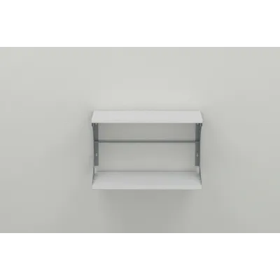 Полиця настінна Ferrum-decor Букін 330x500x240 метал Сірий ДСП Біле 16 мм (BUK0015) Полиця настінна Ferrum-decor Букін 330x500x240 метал Сірий ДСП Біле 16 мм (BUK0015)