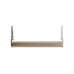 Полка настенная Ferrum-decor Изи 260x500x150 металл Белый ДСП Дуб Сан-Марино 16 мм (IZI0009)