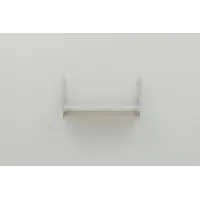 Полиця настінна Ferrum-decor Ізі 260x500x150 метал Білий ДСП Сонома 16 мм (IZI0011)