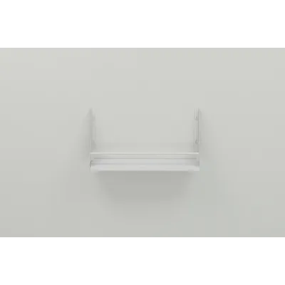 Полиця настінна Ferrum-decor Ізі 260x600x150 метал Білий ДСП Біле 16 мм (IZI0029)