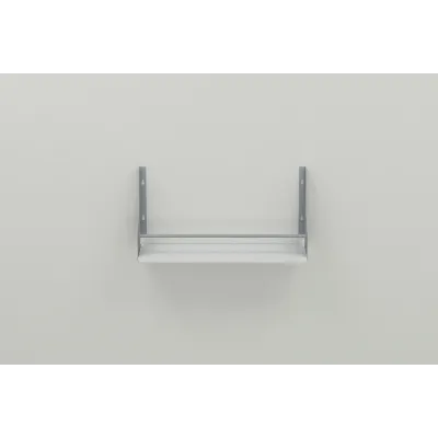 Полка настенная Ferrum-decor Изи 260x600x150 металл Серый ДСП Белое 16 мм (IZI0036) Полка настенная Ferrum-decor Изи 260x600x150 металл Серый ДСП Белое 16 мм (IZI0036)