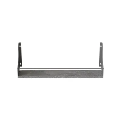 Полка настенная Ferrum-decor Изи 260x600x150 металл Серый ДСП Бетон 16 мм (IZI0042)