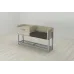 Банкетка із тумбочкою Ferrum-decor Бланка 540x1000x320 метал Сірий ДСП Сонома 16 мм (BLA0018)