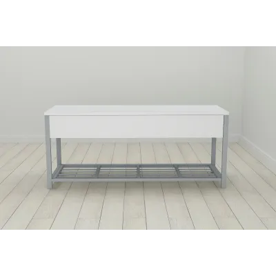 Банкетка с ящиком Ferrum-decor Дрейк 1 550x1000x400 металл Серый ДСП Белое 16 мм (DRE0015) Банкетка с ящиком Ferrum-decor Дрейк 1 550x1000x400 металл Серый ДСП Белое 16 мм (DRE0015)