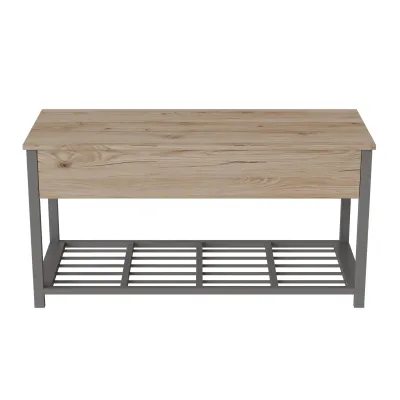 Банкетка с ящиком Ferrum-decor Дрейк 1 550x1000x400 металл Серый ДСП Дуб Сан-Марино 16 мм (DRE0016) Банкетка с ящиком Ferrum-decor Дрейк 1 550x1000x400 металл Серый ДСП Дуб Сан-Марино 16 мм (DRE0016)
