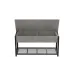 Банкетка с ящиком Ferrum-decor Дрейк 2 550x1200x400 металл Черный ДСП Бетон 16 мм (DRE0028)