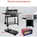 Комплект антипригарний килимок для BBQ Чорний та Лопатка з антипригарним покриттям Зелена (vol-1225)